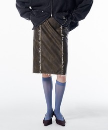 JOSE MOON | FAUX LEATHER TIGHT SKIRT/フォーレザータイトスカート(スカート)