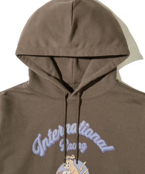 PHYPS MOTORCYCLE(フィップスモーターサイクル)の「Vintage Riding Bear Hoodie Brown(パーカー・メンズ・その他・SMALL/MEDIUM/LARGE/X-LARGE)」の3枚目の写真