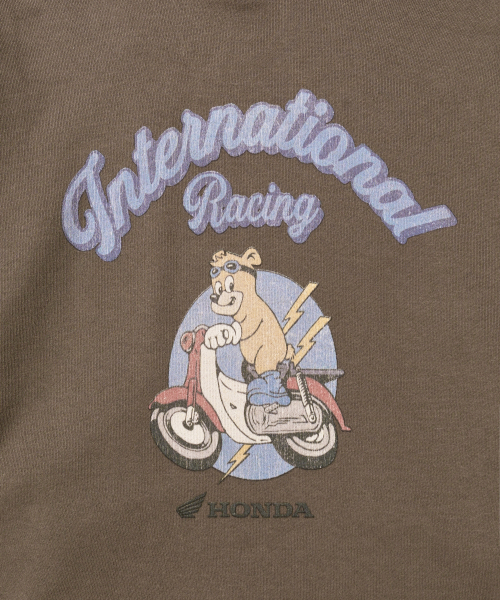PHYPS MOTORCYCLE(フィップスモーターサイクル)の「Vintage Riding Bear Hoodie Brown(パーカー・メンズ・その他・SMALL/MEDIUM/LARGE/X-LARGE)」の4枚目の写真