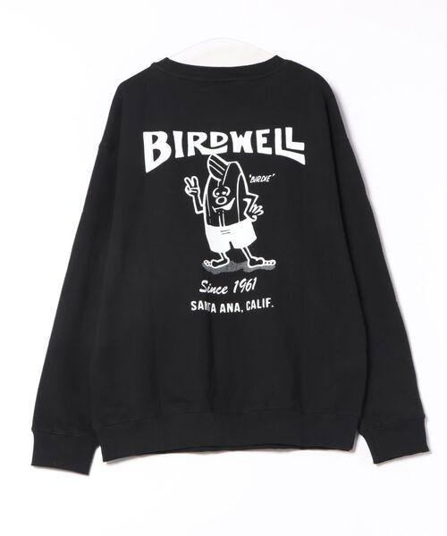 BIRDWELL(バードウェル)の「【BIRDWELL/バードウェル】61 SWEATSHIRT-JP 日本別注 ブランドロゴ バックプリント スウェット トレーナー(スウェット・メンズ・ヘザーグレー/ブラック・X-LARGE/MEDIUM/LARGE)」の5枚目の写真