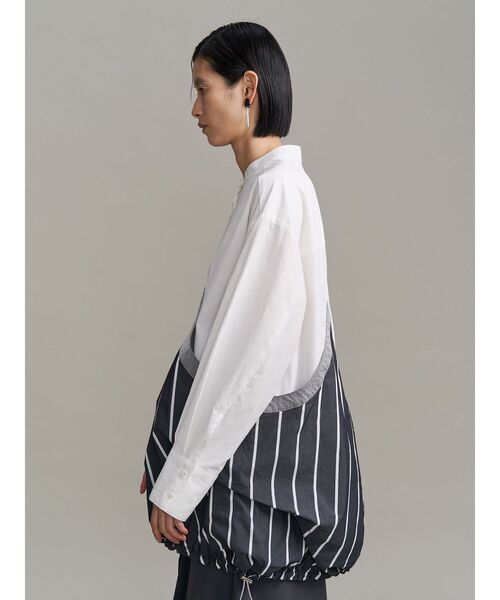 UN3D.（アンスリード）の「DECONSTRUCTION DOCKING SHIRT / ディコンストラクションドッキングシャツ（シャツ/ブラウス・レディース・ホワイト/ネイビー/その他1/ブラック・36/38）」の11枚目の写真