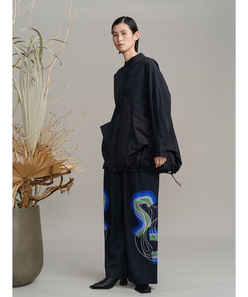 UN3D.（アンスリード）の「DECONSTRUCTION DOCKING SHIRT / ディコンストラクションドッキングシャツ（シャツ/ブラウス・レディース・ホワイト/ネイビー/その他1/ブラック・36/38）」の22枚目の写真