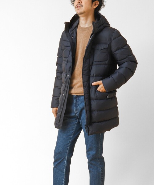 HERNO(ヘルノ)の「【HERNO/ヘルノ】4ポケットHOOD DOWN JACKET フードダウンジャケット 25AW(ダウンジャケット/コート・メンズ・ブラック/ネイビー・48/46/50)」の4枚目の写真