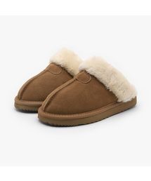 SAPPUN（サプン）の「Gentry Natural leather Fleece Slippers (2.5cm)（サンダル）」
