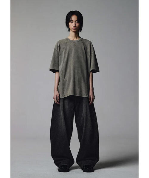 NOT4NERD(ノットフォーナード)の「NOT4NERD/ノットフォーナード/4 Cross Symbol Pigment Incision T-Shirts(Tシャツ/カットソー・メンズ・カーキ/チャコールグレー・XL/L/M)」の4枚目の写真