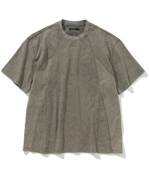 NOT4NERD(ノットフォーナード)の「NOT4NERD/ノットフォーナード/4 Cross Symbol Pigment Incision T-Shirts(Tシャツ/カットソー・メンズ・カーキ/チャコールグレー・XL/L/M)」の2枚目の写真