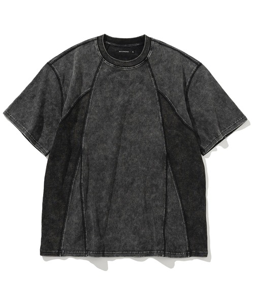 NOT4NERD(ノットフォーナード)の「NOT4NERD/ノットフォーナード/4 Cross Symbol Pigment Incision T-Shirts(Tシャツ/カットソー・メンズ・カーキ/チャコールグレー・XL/L/M)」の1枚目の写真