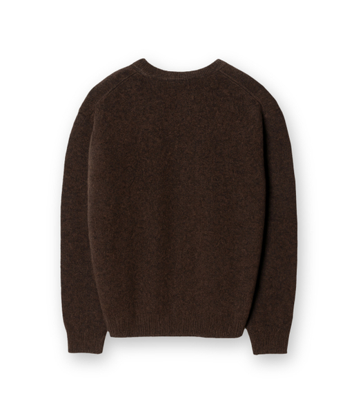 CONNECT KINLOCH（コネクトキンロック）の「デイリークルーネックニット[ブラウン]（ニット/セーター・メンズ・ブラウン・LARGE/SMALL/MEDIUM）」の2枚目の写真