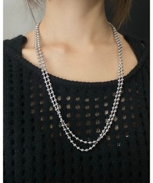 Alt due（オルトデュー）の「【Alt due/オルト デュー】ボールチェーンネックレス（ネックレス）」