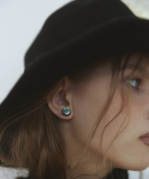 NFF（エヌエフエフ）の「totem round earrings-black（ピアス（両耳用）・レディース・その他・FREE）」の3枚目の写真