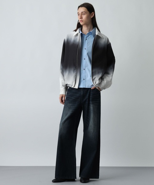 HARE(ハレ)の「グラデーションブルゾン(HARE)(ブルゾン・メンズ・ブラック系その他/グリーン系その他・FREE)」の5枚目の写真