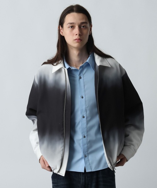 HARE(ハレ)の「グラデーションブルゾン(HARE)(ブルゾン・メンズ・ブラック系その他/グリーン系その他・FREE)」の12枚目の写真