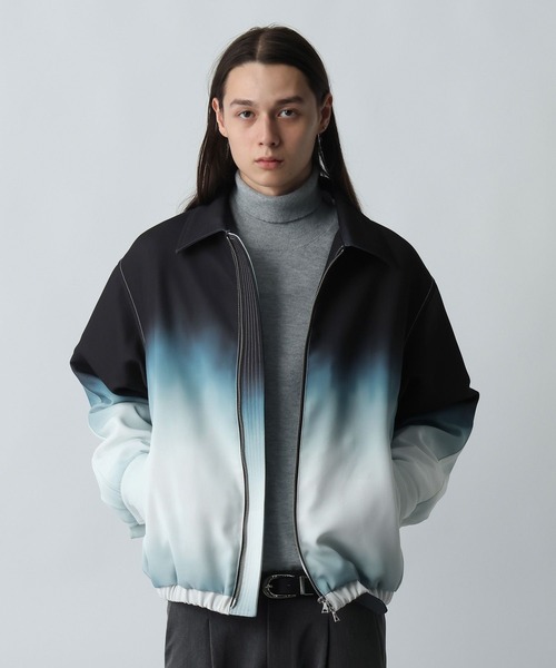 HARE(ハレ)の「グラデーションブルゾン(HARE)(ブルゾン・メンズ・ブラック系その他/グリーン系その他・FREE)」の16枚目の写真