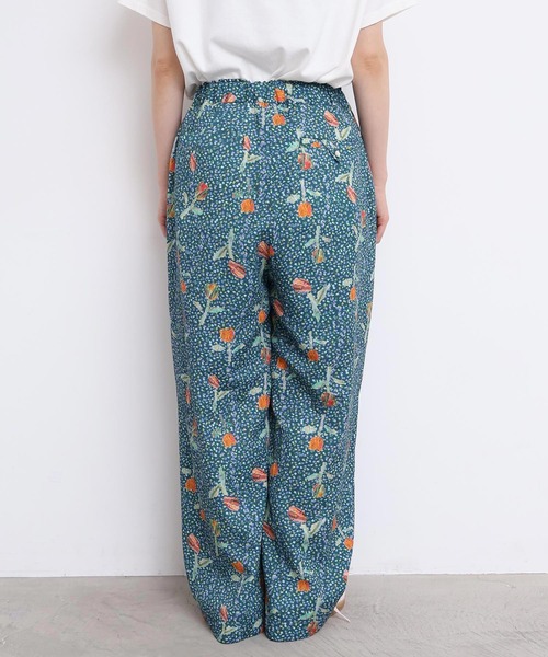 l'atelier du savon（アトリエドサボン）の「ちぎり絵のチューリッププリントパンツ（その他パンツ・レディース・レッド/グリーン・FREE）」の14枚目の写真