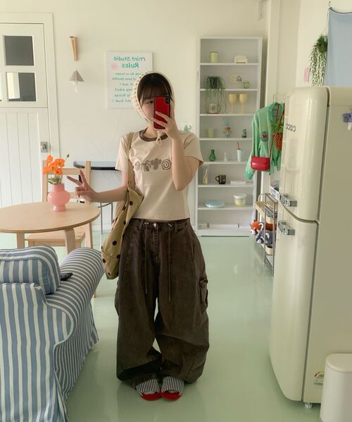 COTTE（コッテ）の「ドゥドルガーデン クロップTシャツ(クリーム)（Tシャツ/カットソー・レディース・その他・FREE）」の8枚目の写真