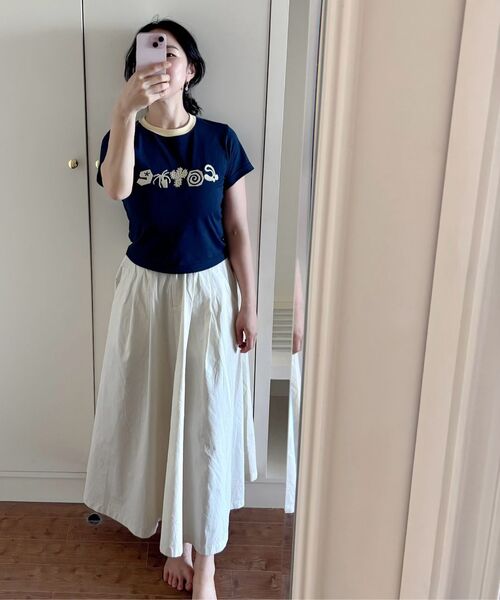 COTTE（コッテ）の「ドゥドルガーデン クロップTシャツ(クリーム)（Tシャツ/カットソー・レディース・その他・FREE）」の3枚目の写真