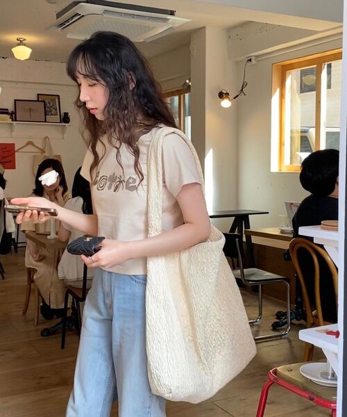 COTTE（コッテ）の「ドゥドルガーデン クロップTシャツ(クリーム)（Tシャツ/カットソー・レディース・その他・FREE）」の5枚目の写真