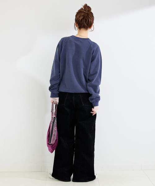 B.C STOCK(ベーセーストック)の「手洗い可 / 袖ドットシアーロンTEE(Tシャツ/カットソー・レディース・ブラウン/ホワイト/ブラック・FREE)」の12枚目の写真