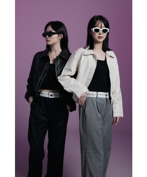APOSTROPHE COMMA(アポストロフィコンマ)の「フルステッチレザージャケット(ブラック)(ライダースジャケット・レディース・その他・LARGE/MEDIUM)」の11枚目の写真