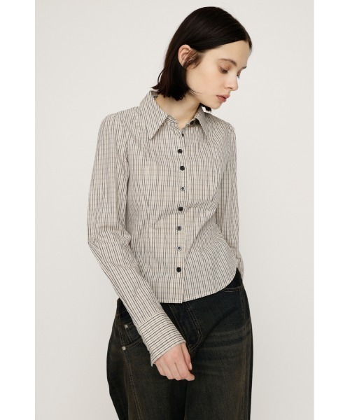 SLY（スライ）の「【2026SS新作】COMPACT SH コンパクト シャツ 冬服 春服（シャツ/ブラウス・レディース・ブルー系その他/ホワイト系その他2・FREE）」の4枚目の写真