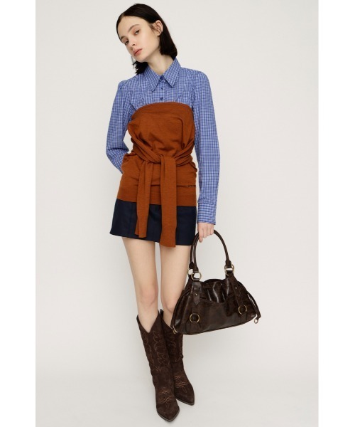 SLY（スライ）の「【2026SS新作】COMPACT SH コンパクト シャツ 冬服 春服（シャツ/ブラウス・レディース・ブルー系その他/ホワイト系その他2・FREE）」の6枚目の写真