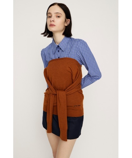 SLY（スライ）の「【2026SS新作】COMPACT SH コンパクト シャツ 冬服 春服（シャツ/ブラウス・レディース・ブルー系その他/ホワイト系その他2・FREE）」の7枚目の写真