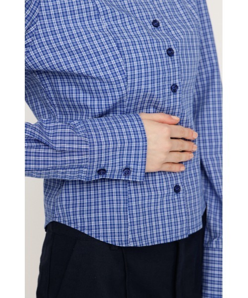 SLY（スライ）の「【2026SS新作】COMPACT SH コンパクト シャツ 冬服 春服（シャツ/ブラウス・レディース・ブルー系その他/ホワイト系その他2・FREE）」の11枚目の写真