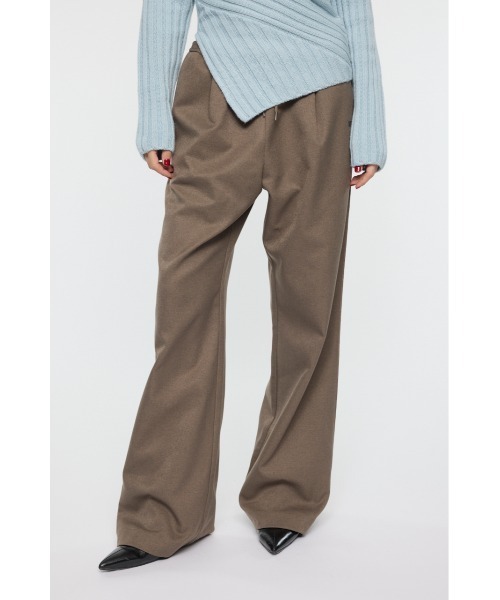 MOUSSY(マウジー)の「DRAWSTRING トラックパンツ(スラックス・レディース・ネイビー/ブラウン系その他/ライトブラウン・1/2)」の16枚目の写真