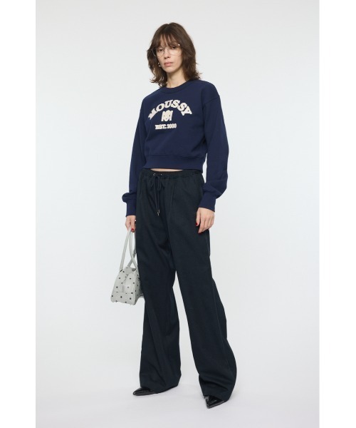 MOUSSY(マウジー)の「DRAWSTRING トラックパンツ(スラックス・レディース・ネイビー/ブラウン系その他/ライトブラウン・1/2)」の15枚目の写真