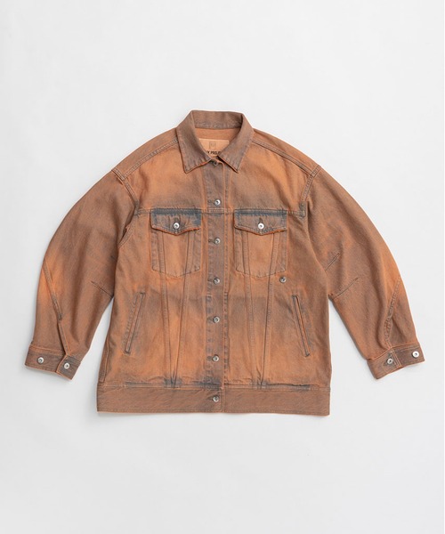 PRANK PROJECT（プランクプロジェクト）の「【Pre-Order】オーバージージャン / Over-Size Jacket（デニムジャケット・レディース・ブルー/ピンクベージュ・FREE）」の17枚目の写真