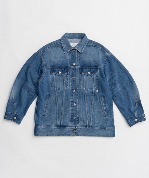 PRANK PROJECT（プランクプロジェクト）の「【Pre-Order】オーバージージャン / Over-Size Jacket（デニムジャケット・レディース・ブルー/ピンクベージュ・FREE）」の18枚目の写真
