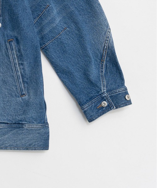 PRANK PROJECT（プランクプロジェクト）の「【Pre-Order】オーバージージャン / Over-Size Jacket（デニムジャケット・レディース・ブルー/ピンクベージュ・FREE）」の21枚目の写真