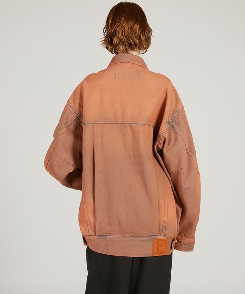 PRANK PROJECT（プランクプロジェクト）の「【Pre-Order】オーバージージャン / Over-Size Jacket（デニムジャケット・レディース・ブルー/ピンクベージュ・FREE）」の15枚目の写真