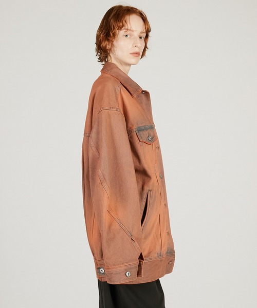 PRANK PROJECT（プランクプロジェクト）の「【Pre-Order】オーバージージャン / Over-Size Jacket（デニムジャケット・レディース・ブルー/ピンクベージュ・FREE）」の16枚目の写真