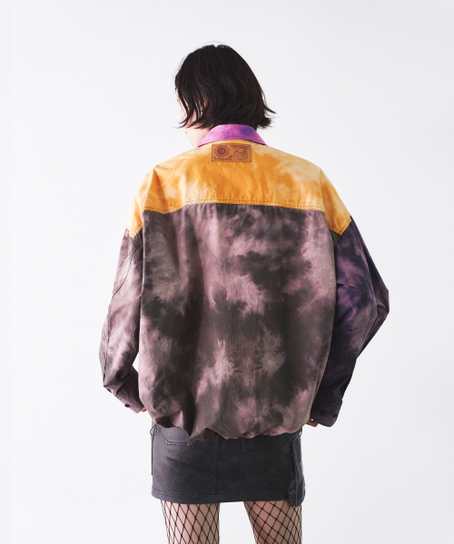 CONECTX(コネクト エックス)の「Hand bleached cotton shirts (color block ver.)(シャツ/ブラウス・レディース・その他・MEDIUM/LARGE)」の2枚目の写真