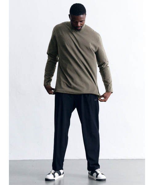 AIRIT（アイリット）の「ソフトワームモックネックLS AM1173 BG（Tシャツ/カットソー・メンズ・ベージュ・X-LARGE/5XL/3XL）」の4枚目の写真