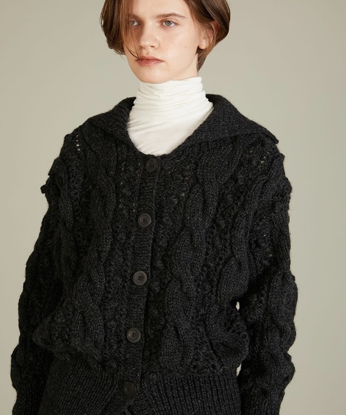 crinkle crinkle crinkle（クリンクルクリンクルクリンクル）の「【crinkle crinkle crinkle】popcorn hand knit cardigan/ポップコーンハンドニットカーディガン（カーディガン/ボレロ・レディース・アイボリー・FREE）」の11枚目の写真