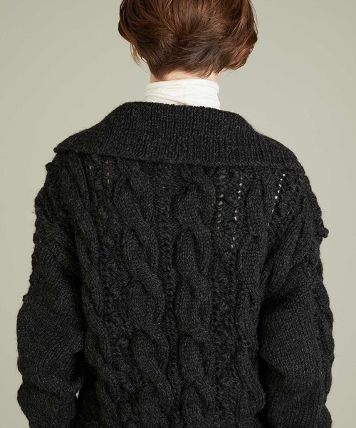 crinkle crinkle crinkle（クリンクルクリンクルクリンクル）の「【crinkle crinkle crinkle】popcorn hand knit cardigan/ポップコーンハンドニットカーディガン（カーディガン/ボレロ・レディース・アイボリー・FREE）」の12枚目の写真