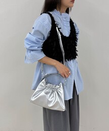 fredy emue | ギャザー三角ワンハンドルバッグ(ショルダーバッグ)