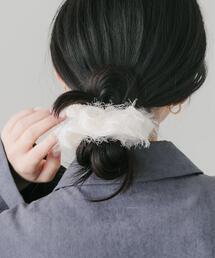 SMELLY | シアーフリンジシュシュ(シュシュ)