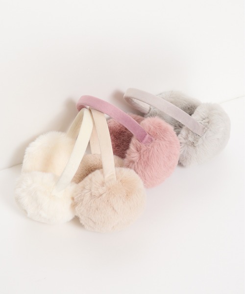 ALWAYS GOOD TIME（オルウェイズグッドタイム）の「【AGTSELECT/AGTセレクト】ファーイヤーマフ（イヤーマフ・レディース・ピンク/ベージュ/グレー/アイボリー・FREE）」の9枚目の写真