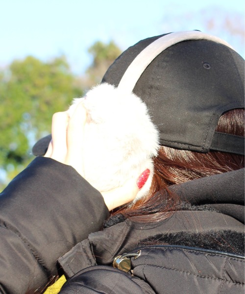 ALWAYS GOOD TIME（オルウェイズグッドタイム）の「【AGTSELECT/AGTセレクト】ファーイヤーマフ（イヤーマフ・レディース・ピンク/ベージュ/グレー/アイボリー・FREE）」の18枚目の写真