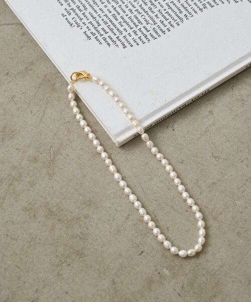 LOUNGEDRESS（ラウンジドレス）の「【GALENA/ガレナ】淡水パールネックレス（ネックレス・レディース・オフホワイト・FREE）」の2枚目の写真