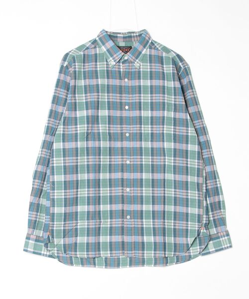 BEAMS PLUS（ビームスプラス）の「B+BD Madras（シャツ/ブラウス・メンズ・ピンク/ブルー/イエロー・X-LARGE/LARGE/MEDIUM/SMALL）」の2枚目の写真