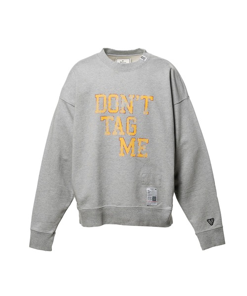 Maison MIHARA YASUHIRO（メゾンミハラヤスヒロ）の「Don't Tag Me Printed Sweatshirt（スウェット・メンズ・ホワイト/ブラック/グレー・44/46/48）」の3枚目の写真