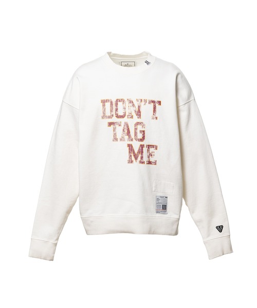 Maison MIHARA YASUHIRO（メゾンミハラヤスヒロ）の「Don't Tag Me Printed Sweatshirt（スウェット・メンズ・ホワイト/ブラック/グレー・44/46/48）」の2枚目の写真