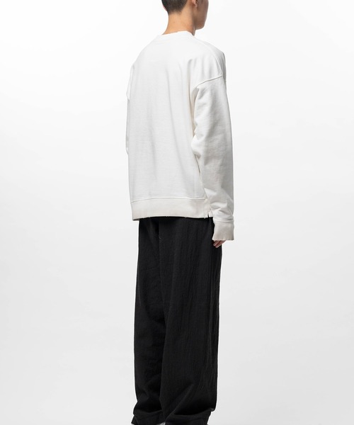 Maison MIHARA YASUHIRO（メゾンミハラヤスヒロ）の「Don't Tag Me Printed Sweatshirt（スウェット・メンズ・ホワイト/ブラック/グレー・44/46/48）」の12枚目の写真