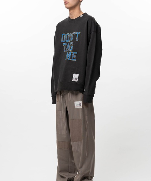 Maison MIHARA YASUHIRO（メゾンミハラヤスヒロ）の「Don't Tag Me Printed Sweatshirt（スウェット・メンズ・ホワイト/ブラック/グレー・44/46/48）」の9枚目の写真