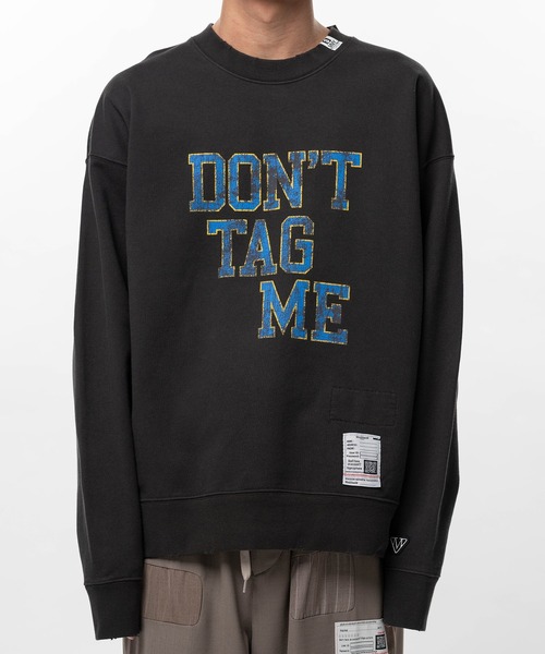 Maison MIHARA YASUHIRO（メゾンミハラヤスヒロ）の「Don't Tag Me Printed Sweatshirt（スウェット・メンズ・ホワイト/ブラック/グレー・44/46/48）」の7枚目の写真