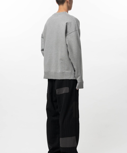 Maison MIHARA YASUHIRO（メゾンミハラヤスヒロ）の「Don't Tag Me Printed Sweatshirt（スウェット・メンズ・ホワイト/ブラック/グレー・44/46/48）」の5枚目の写真